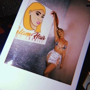 Diamond lace up skirt